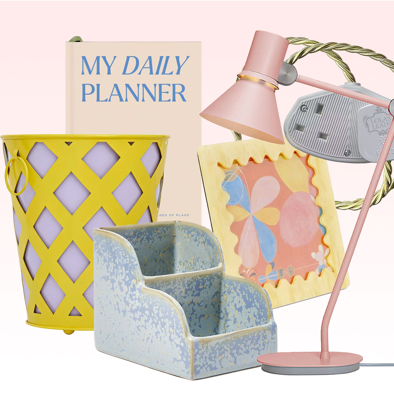 Colour Popping Office Desk Accessories To Bring Some Joy To WFH Situations