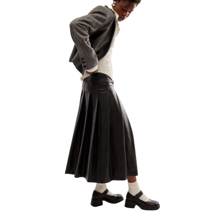 Free People – Veronica Vegan Midi Skirt
