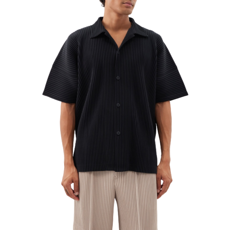 Homme Plissé Issey Miyake – Technical-Pleated Short-Sleeved Shirt
