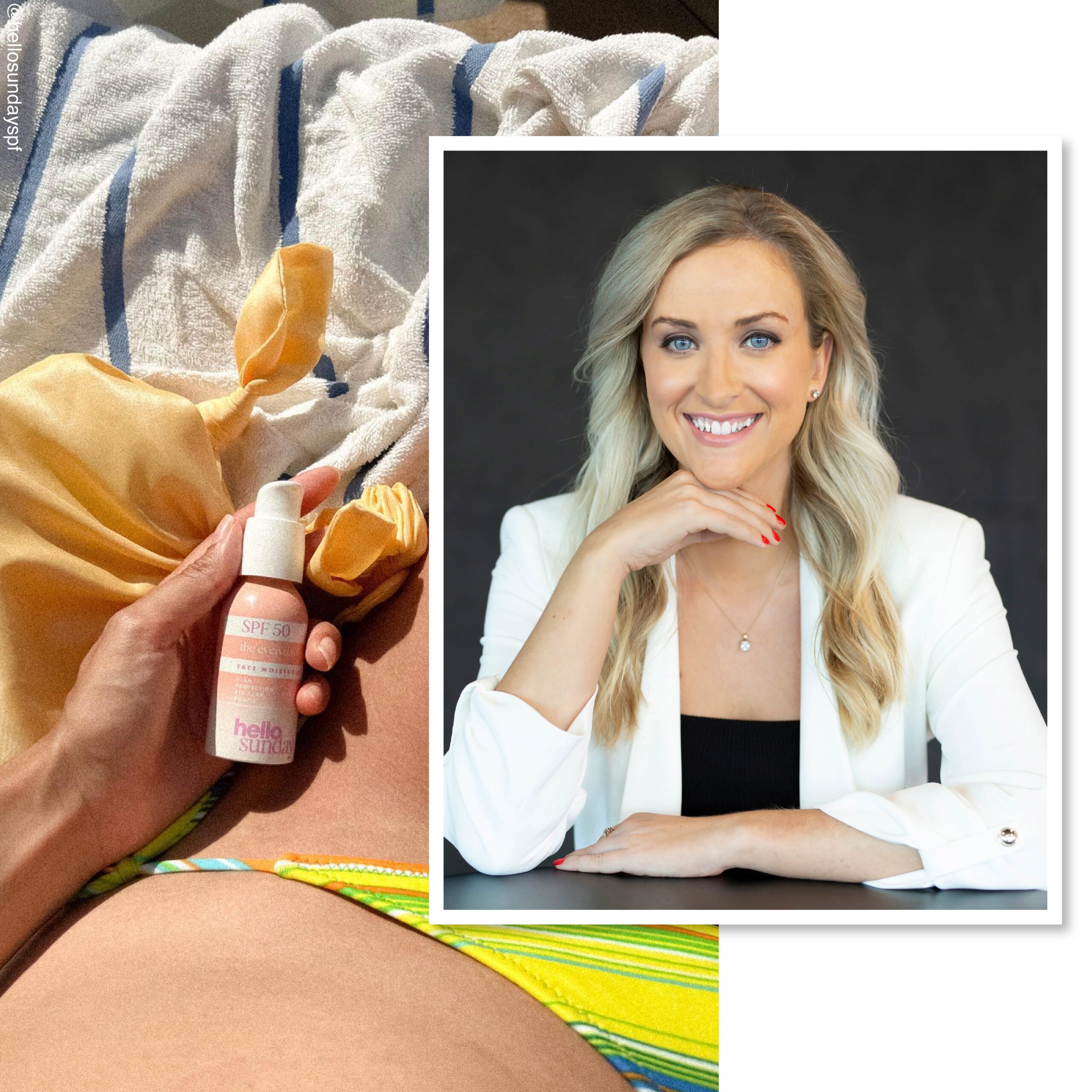 Amy Ford: The Founder Of Hello Sunday Shares Suncare Tips & Her Life In Beauty