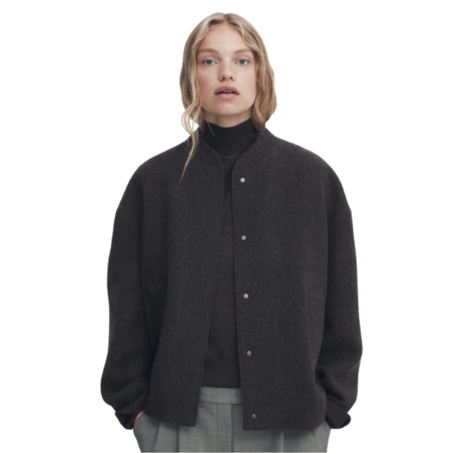 Massimo Dutti – Wool Blend Bomber Jacket