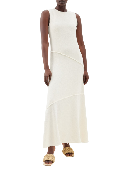 Raey – Raw Edge Sleeveless Wool Dress