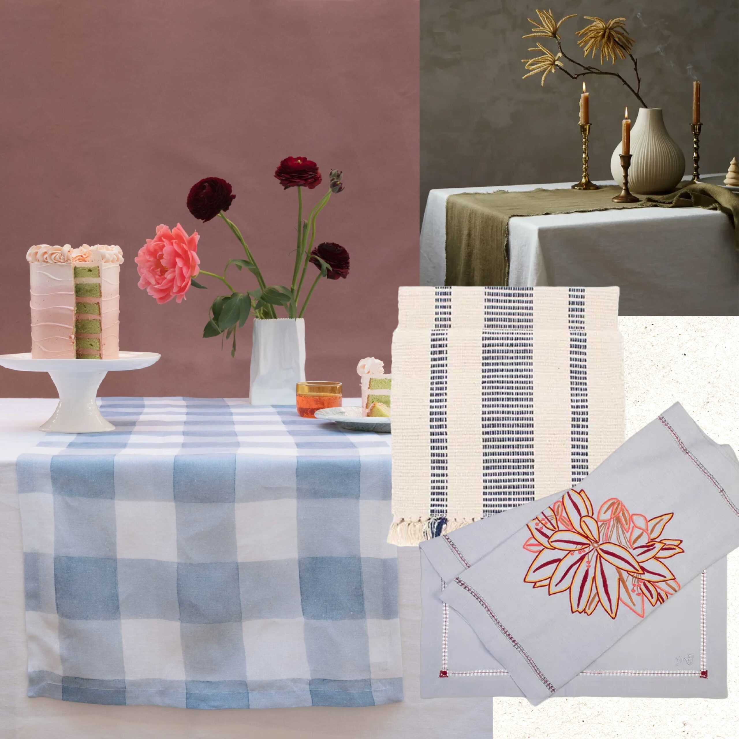 26 Stylish Table Runners To Upgrade Dinnertime