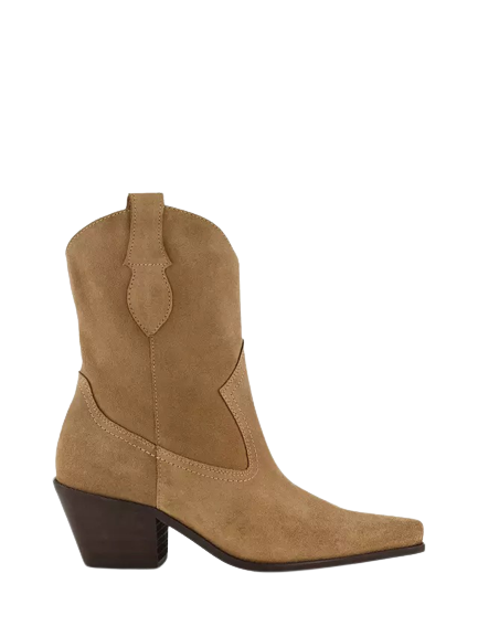 Dune – Pardner Suede Cowboy Boots
