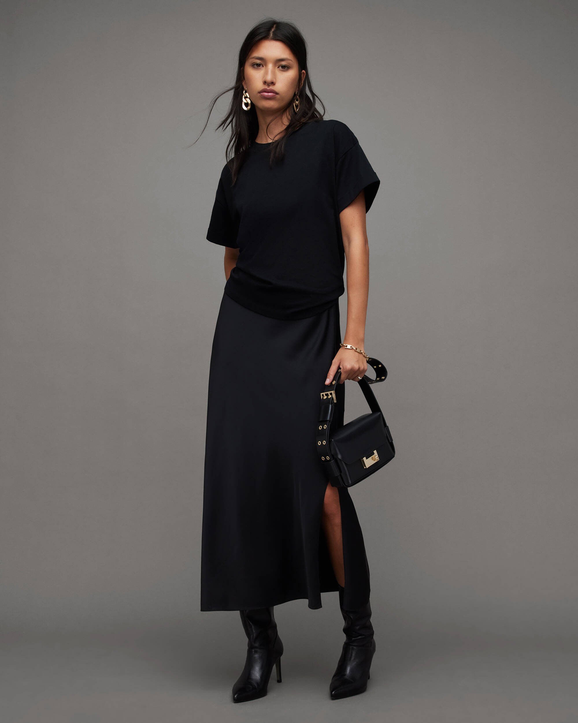 AllSaints – Briar Crew Neck T-Shirt