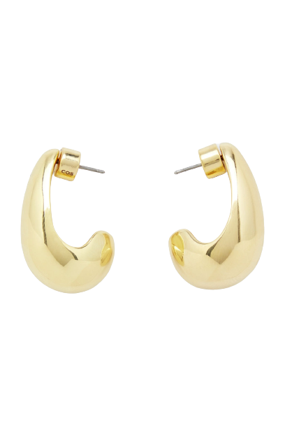 COS – Curved Teardrop Earrings