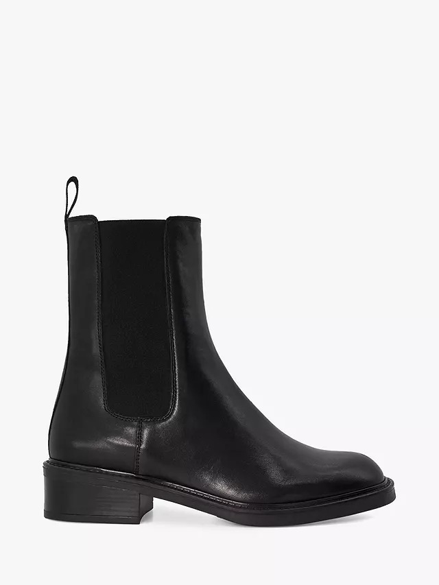 Dune – Peanuts Leather Chelsea Boots