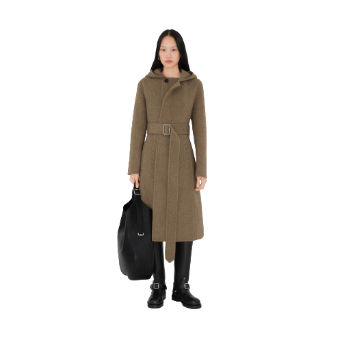 Burberry – Wool Cashmere Hooded Coat