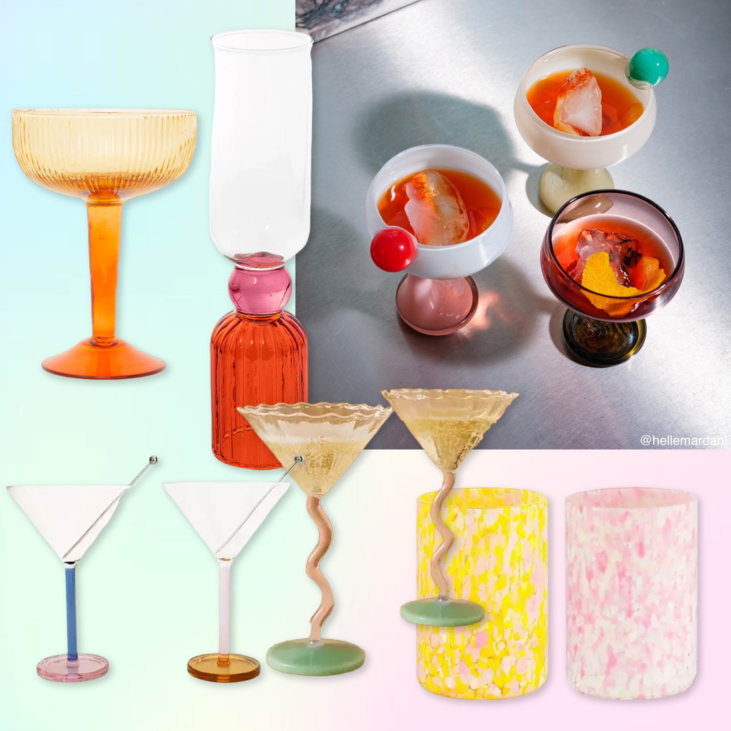36 Pretty Cocktail Glasses To Get You Ready For The Party Season