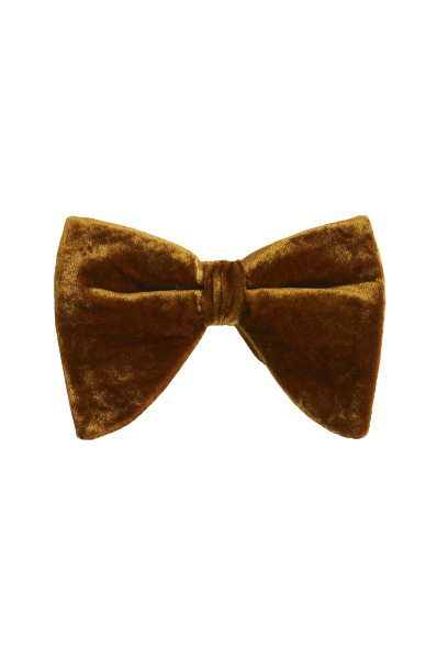Moss – Gold Oversized Bow Tie