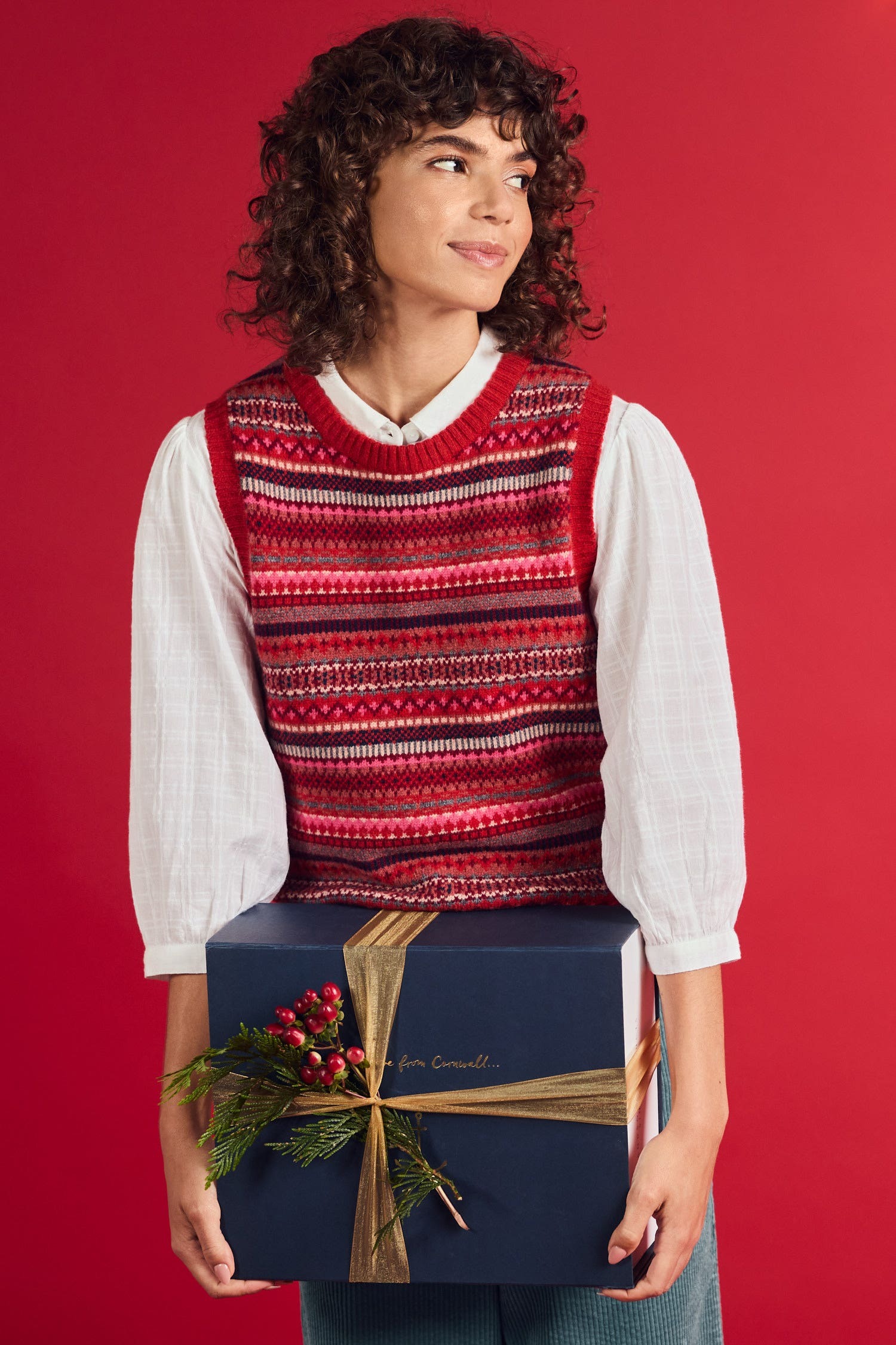 Percella Cove Fair Isle Sweater Vest