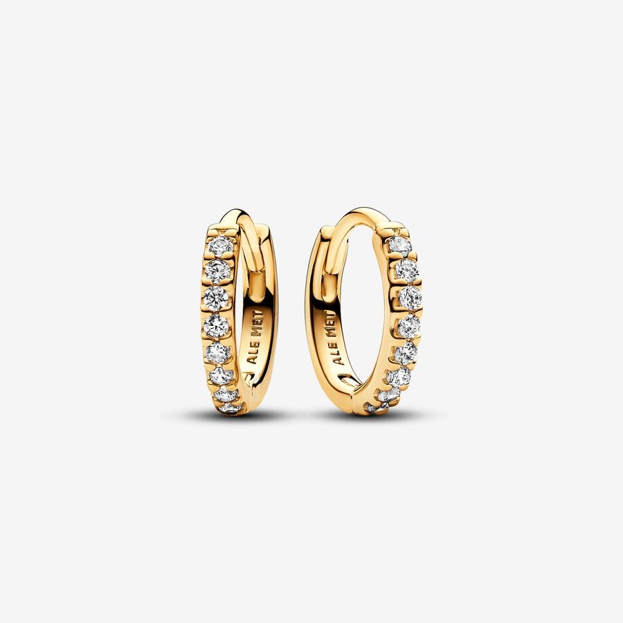 Pandora – Sparkling Huggie Hoop Earrings