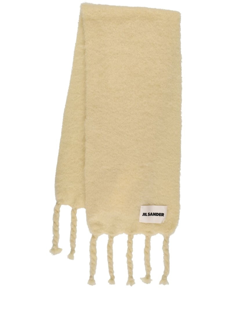 Fringed Mohair Scarf