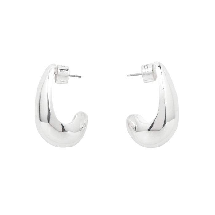 Chunky Curved Teardrop Earrings