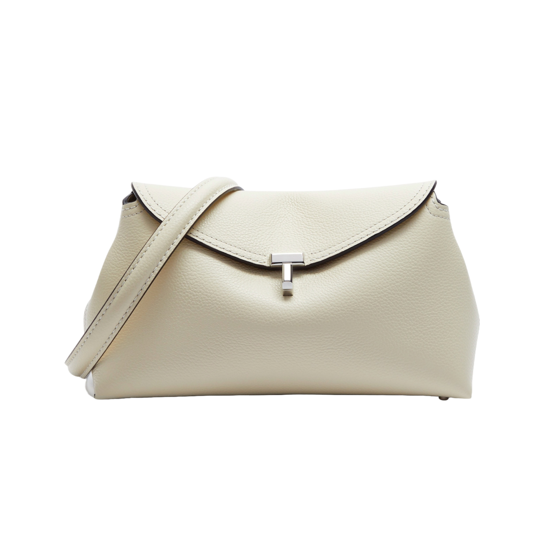 T-Lock Leather Clutch