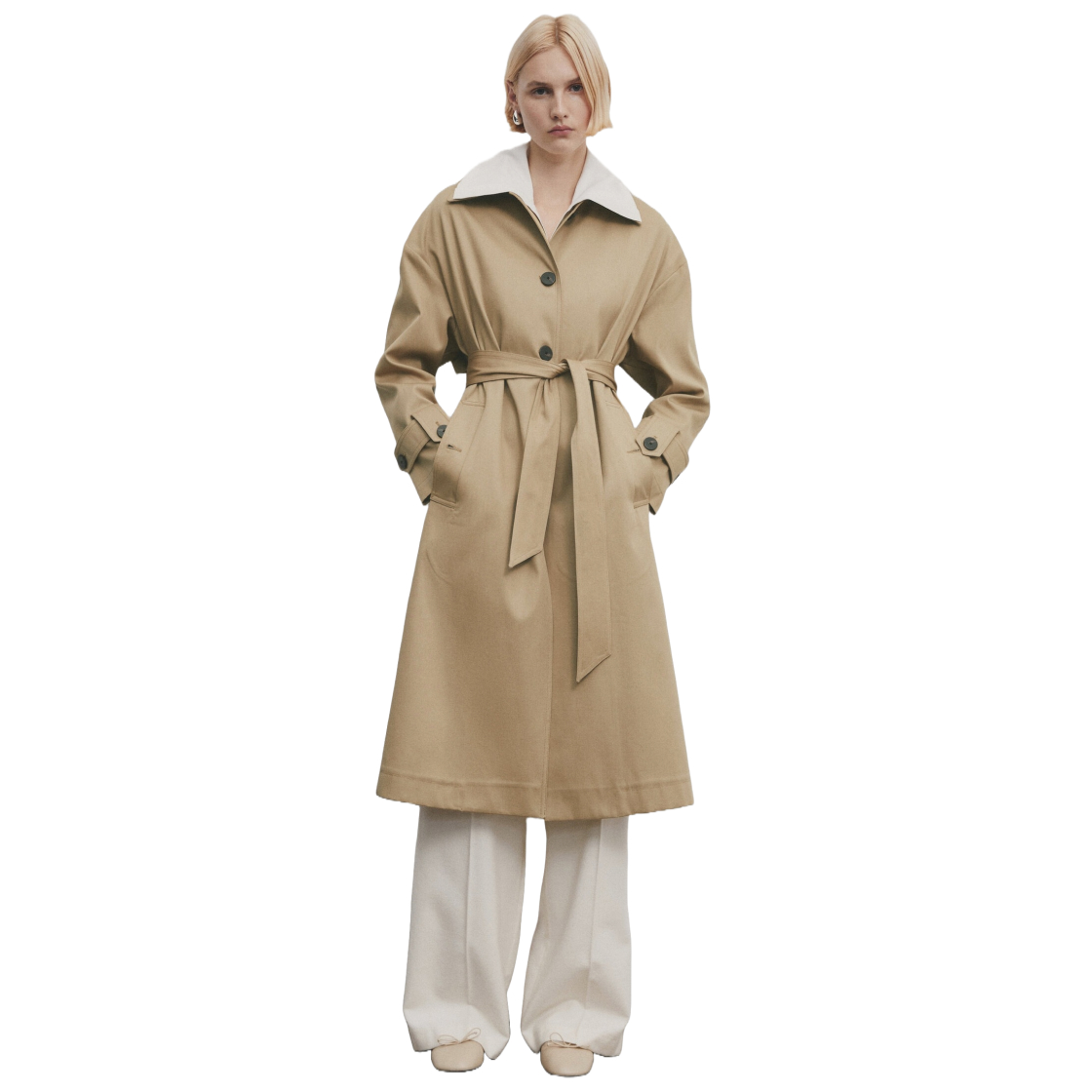 Trench Coat With Belt