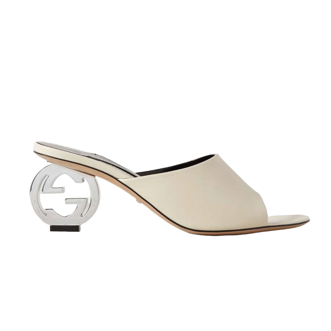 Embellished Leather Mules