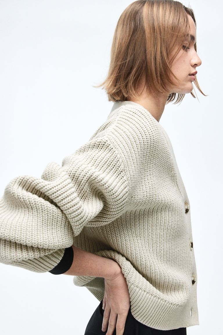 Rib Knit Cardigan