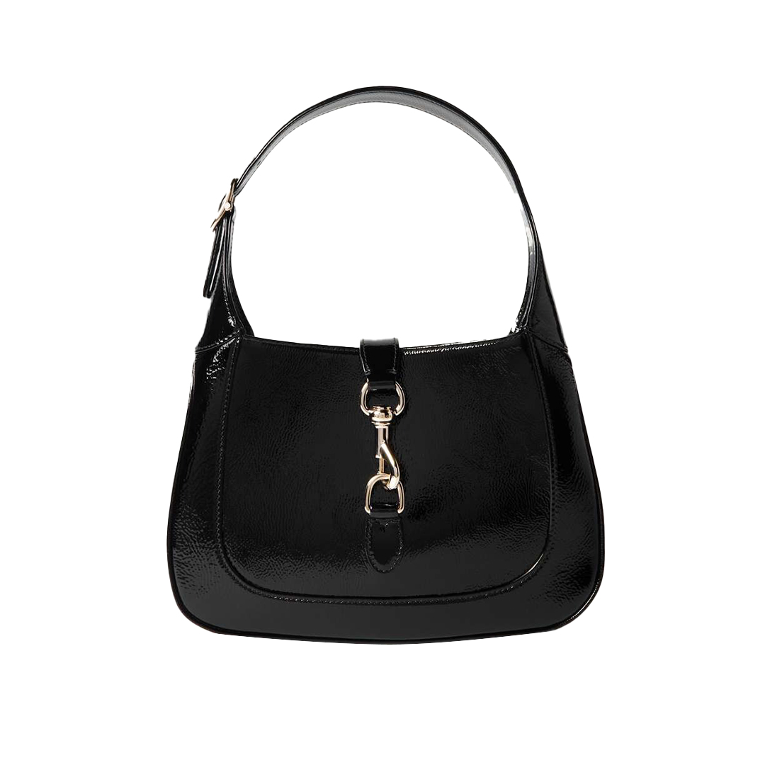 Jackie Small Patent-Leather Bag