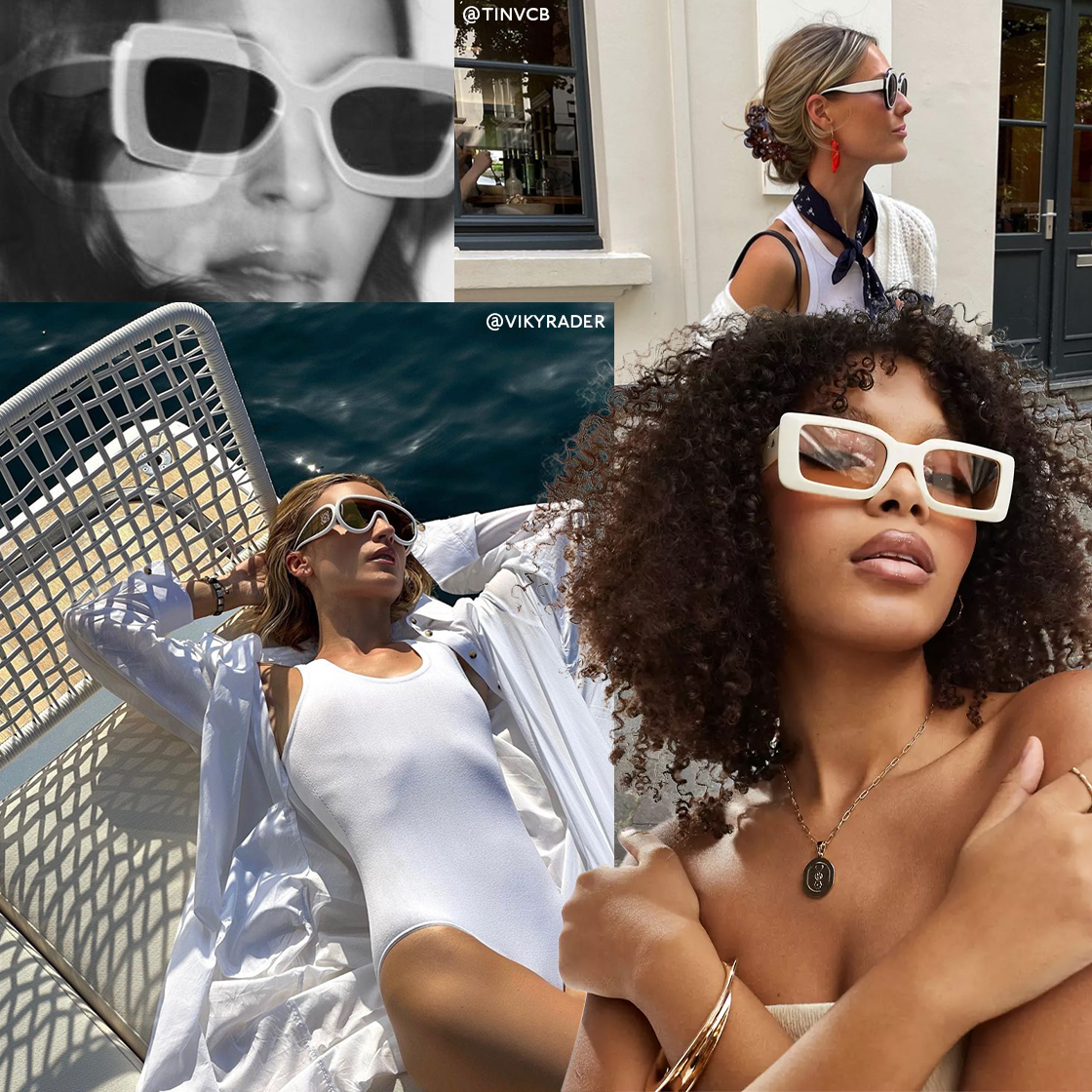 12 Pairs Of White Sunglasses We’re Lusting Over