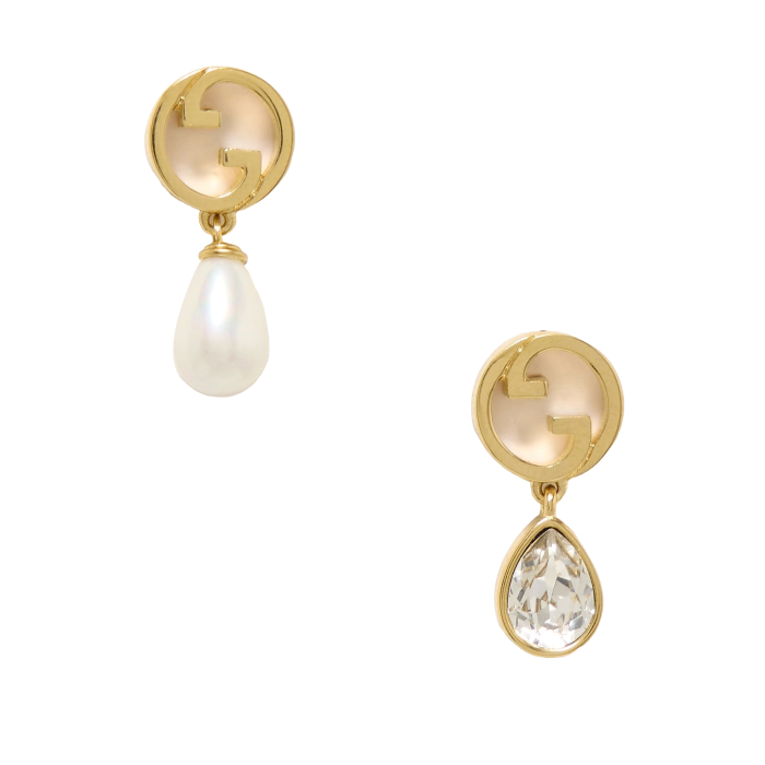 Blondie Faux Pearl & Crystal Earrings