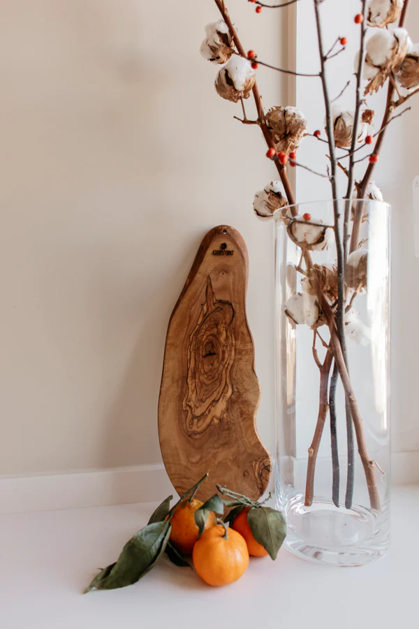 wooden serving board