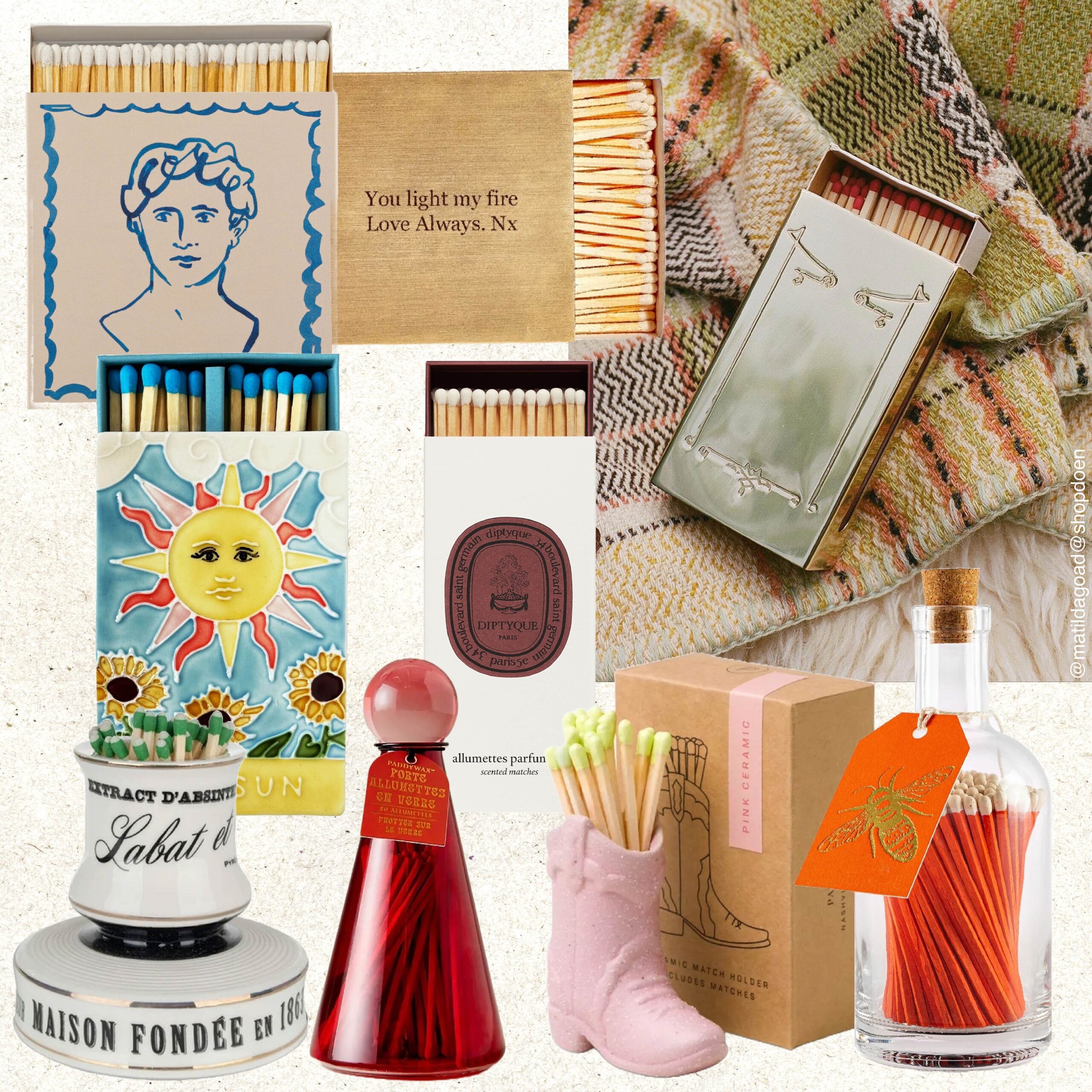 33 Beautiful Matchboxes & Match Strikes For Candle Lovers