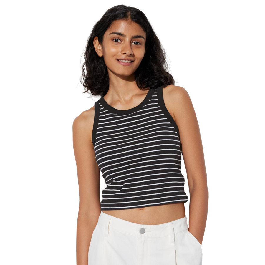 Ribbed Cropped Bra Top