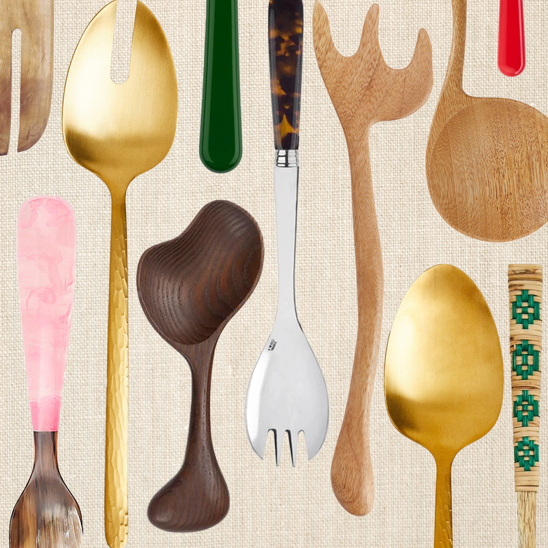Up Your Salad Game With These Seriously Stylish Serving Spoons