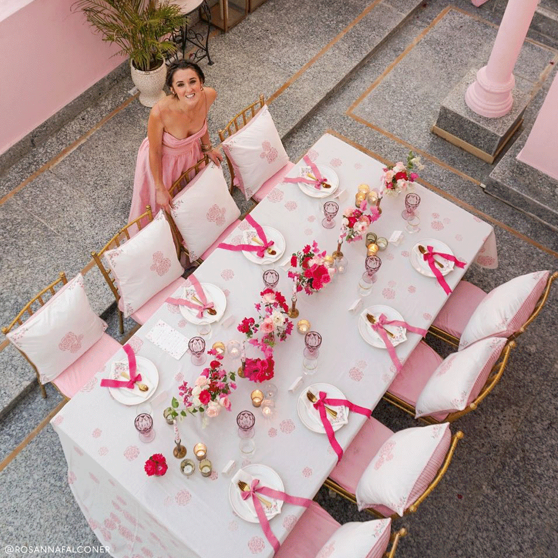 How To Nail The One-Colour Tablescape This Summer