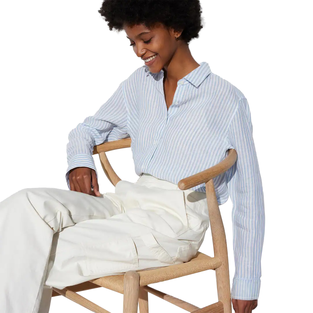Premium Linen Striped Shirt
