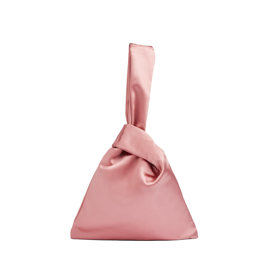 Taylor Pink Satin Handbag