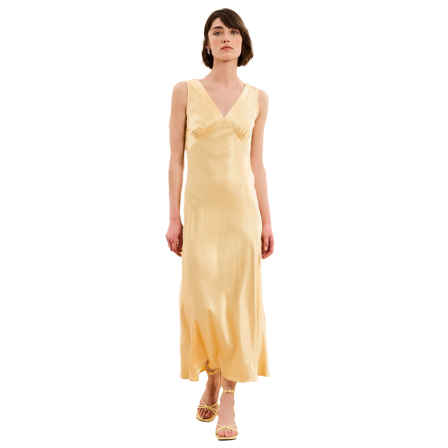 Iris Maxi Dress in Yellow