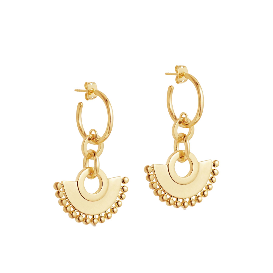 Calima 18kt gold vermeil earrings