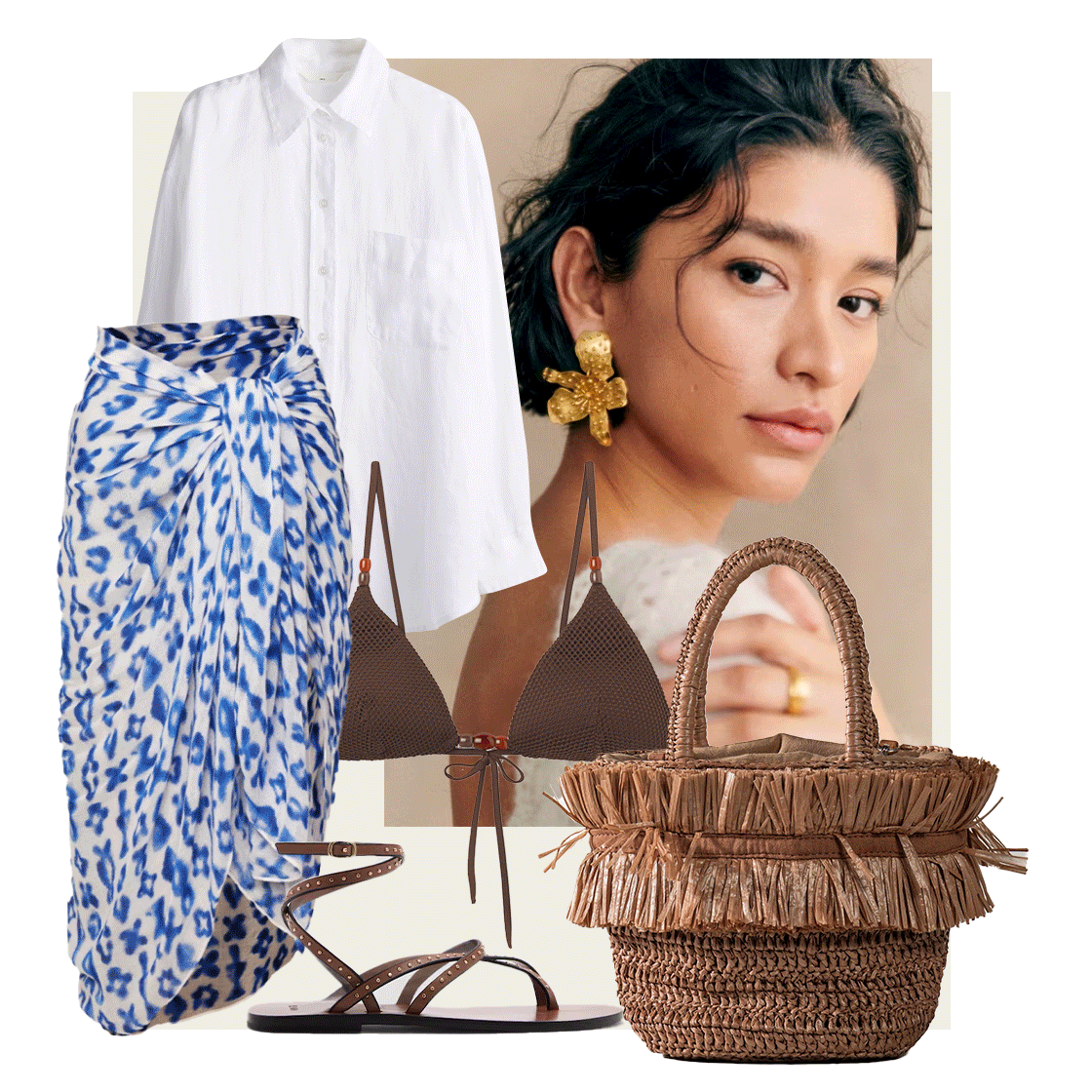 The Sarong Skirt Trend That Is All Over Instagram  ‌