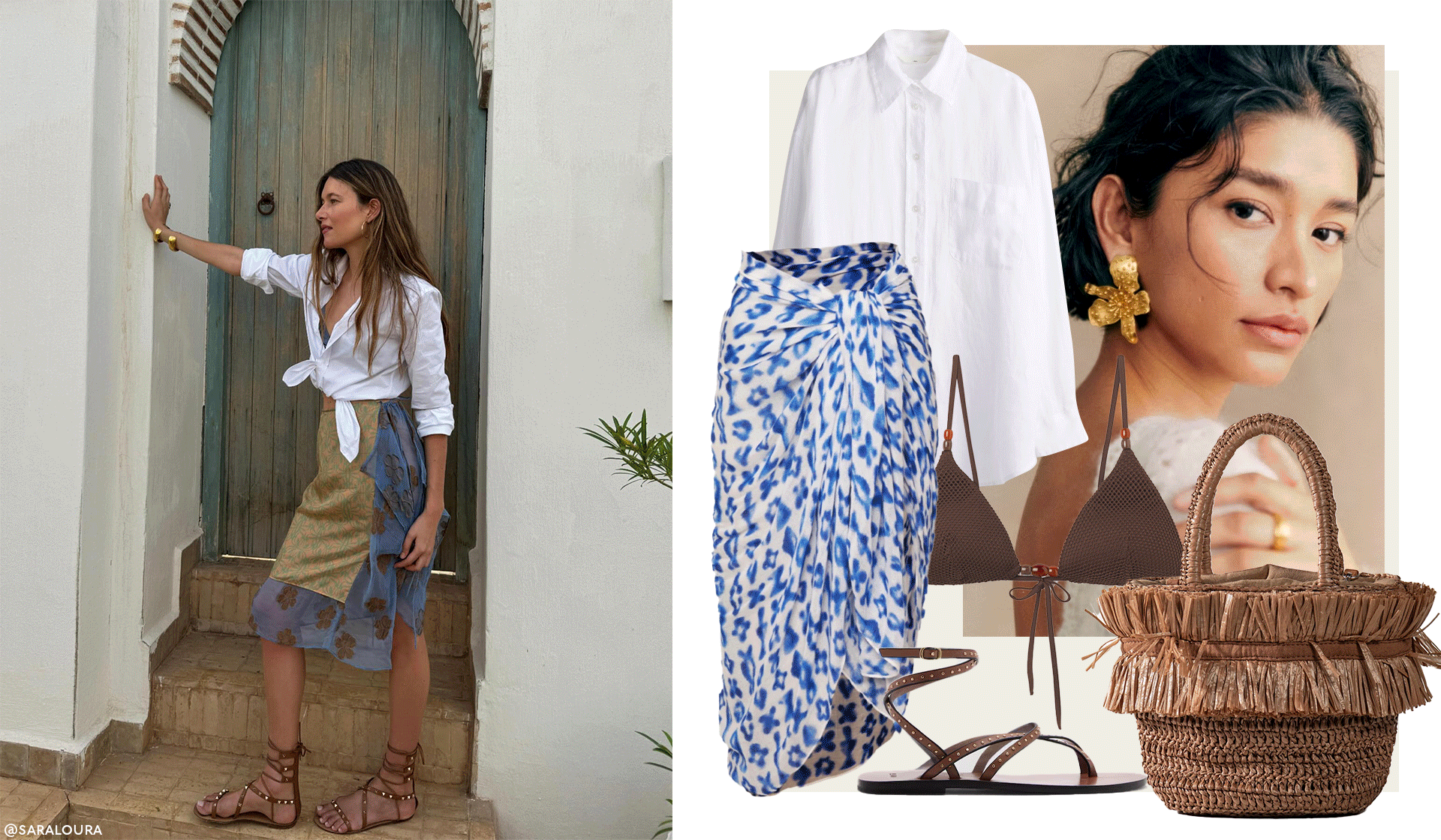 The Sarong Skirt Trend That Is All Over Instagram  ‌