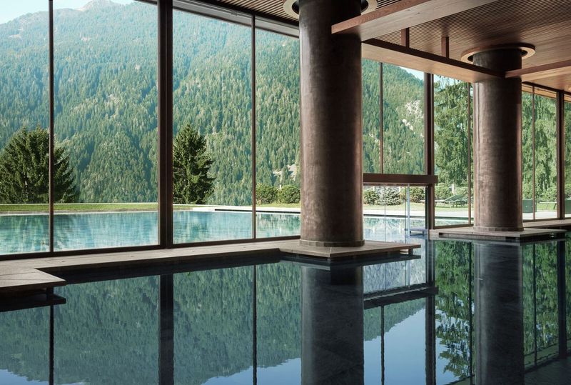 Lefay Resort & SPA in the Dolomites indoor pool