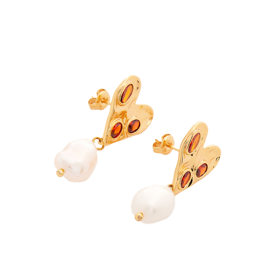 18ct Gold Pearl Earrings