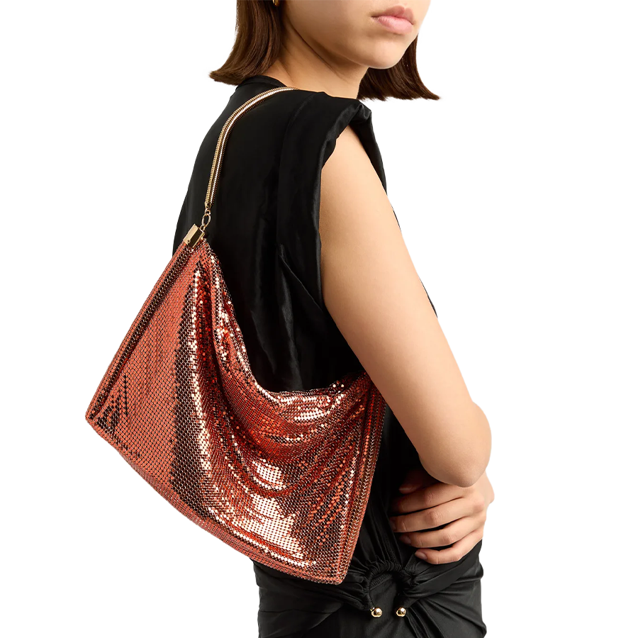 Pixel Chainmail Shoulder Bag