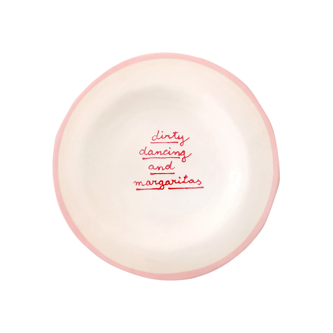Hand-Painted Ceramic Plate