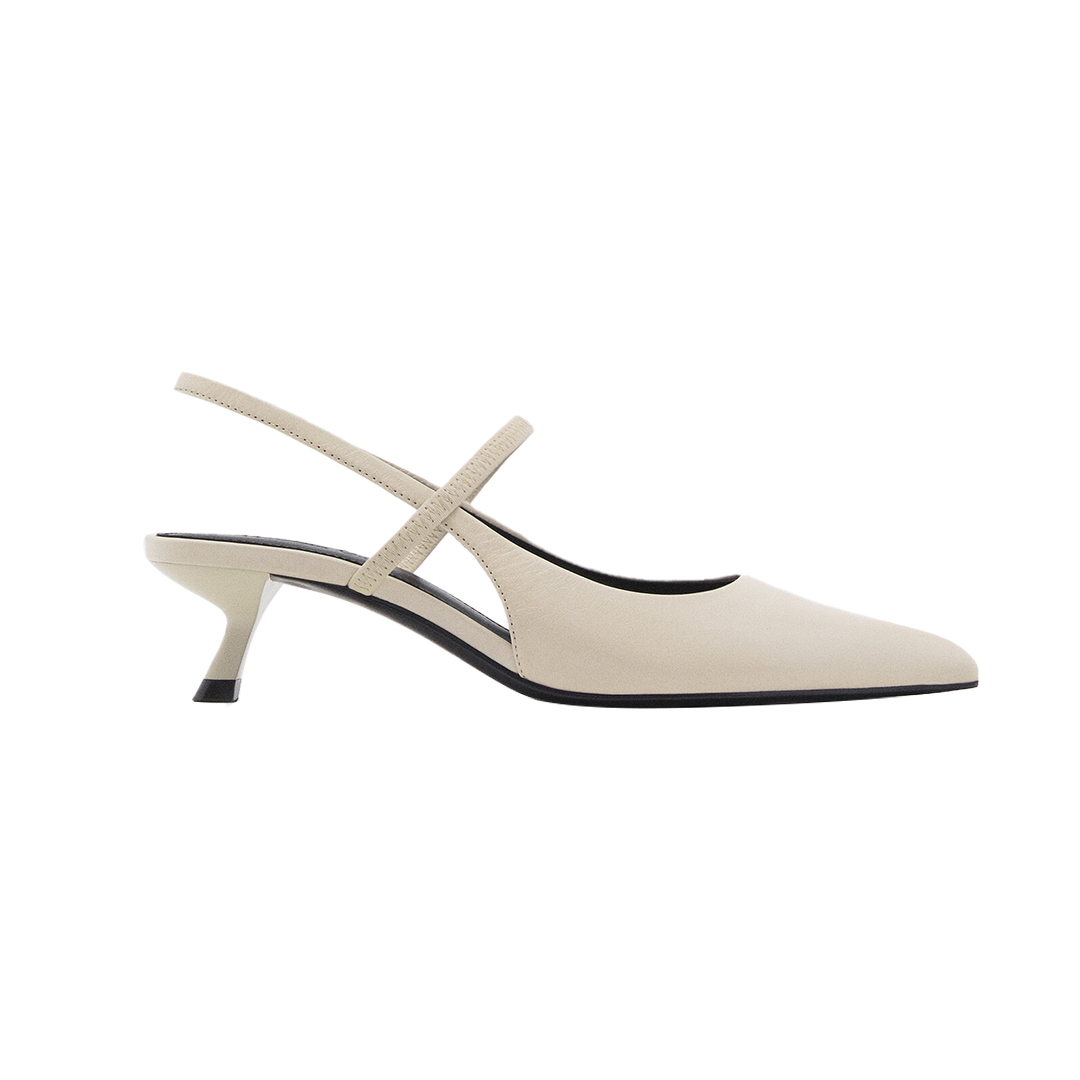 Slingback Shoes With Elastic Instep
