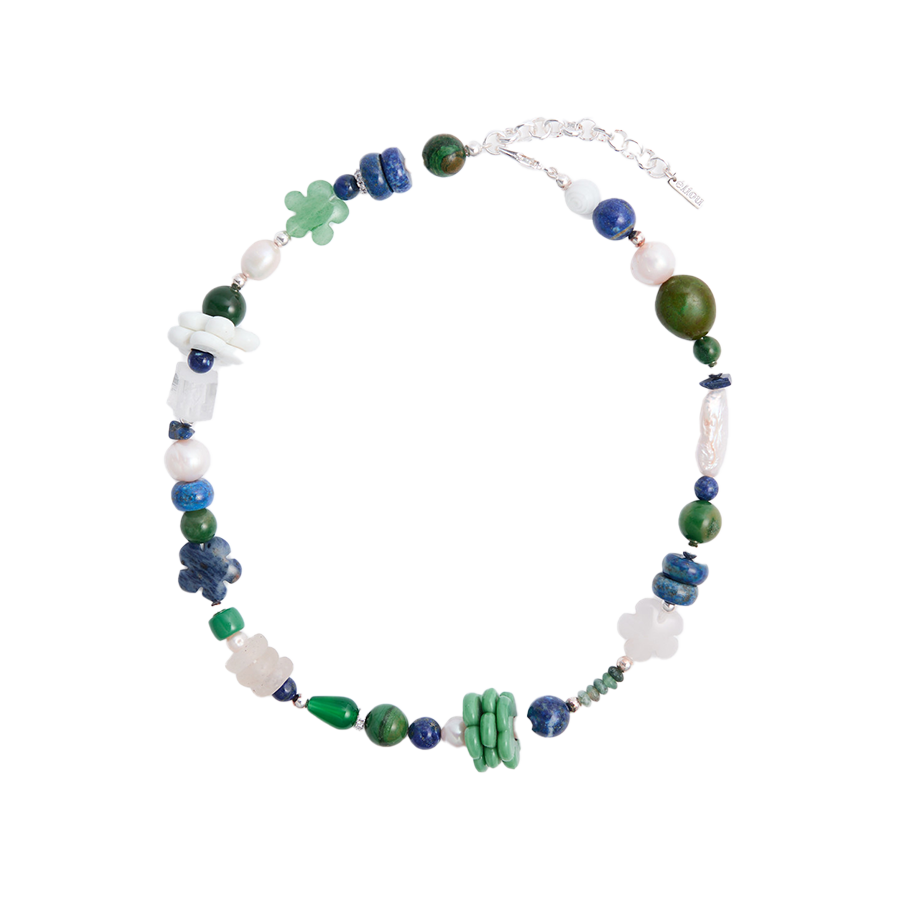 August beaded necklace