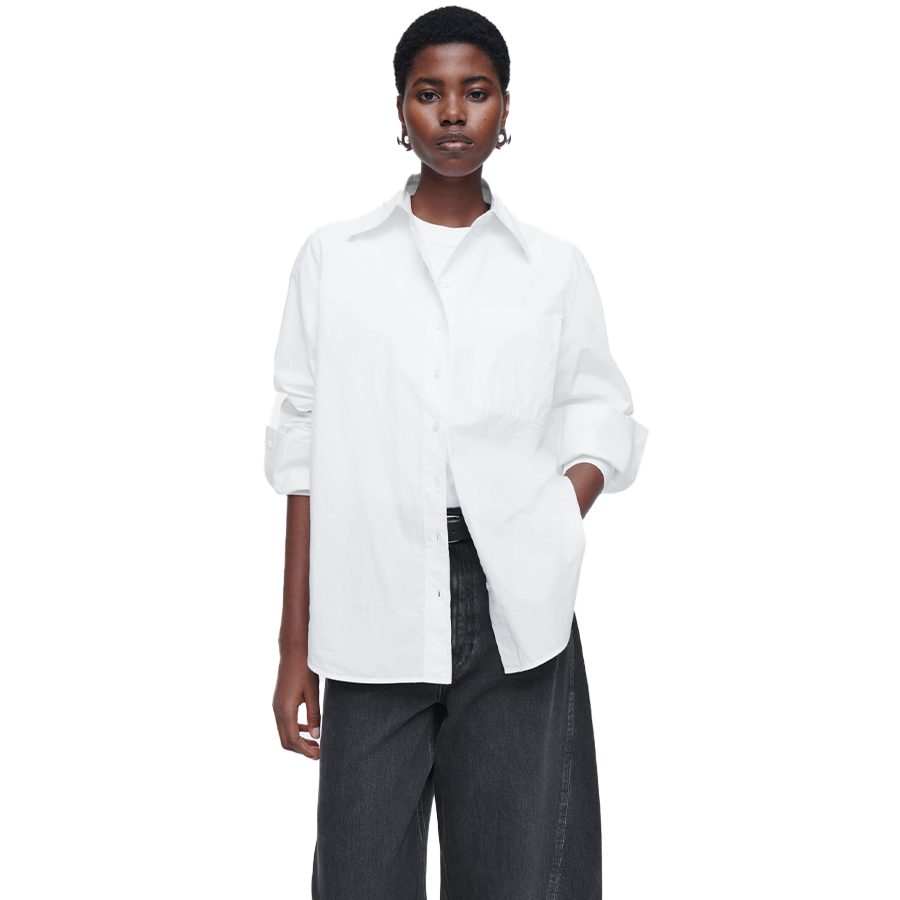 Oversized tailored shirt
