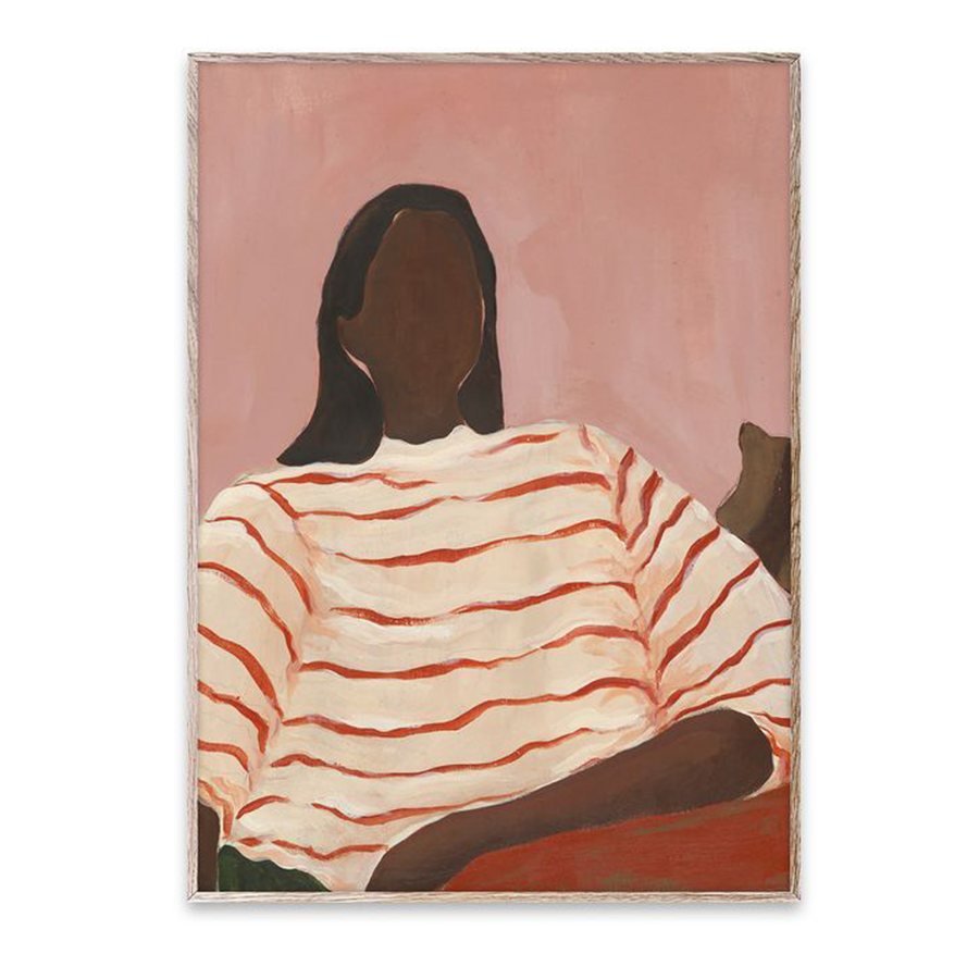 Red Stripes Wall Art