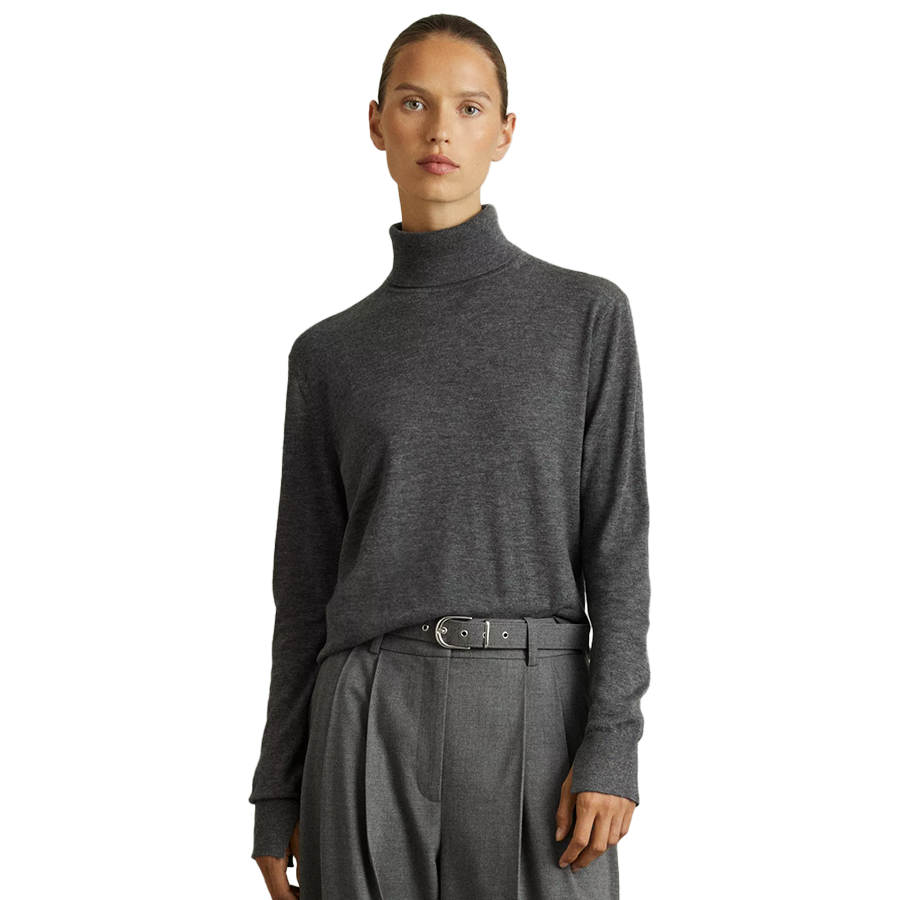 Macy Pure Merino Wool Roll Neck Jumper