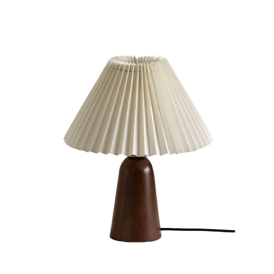 Jeremaia wooden table lamp