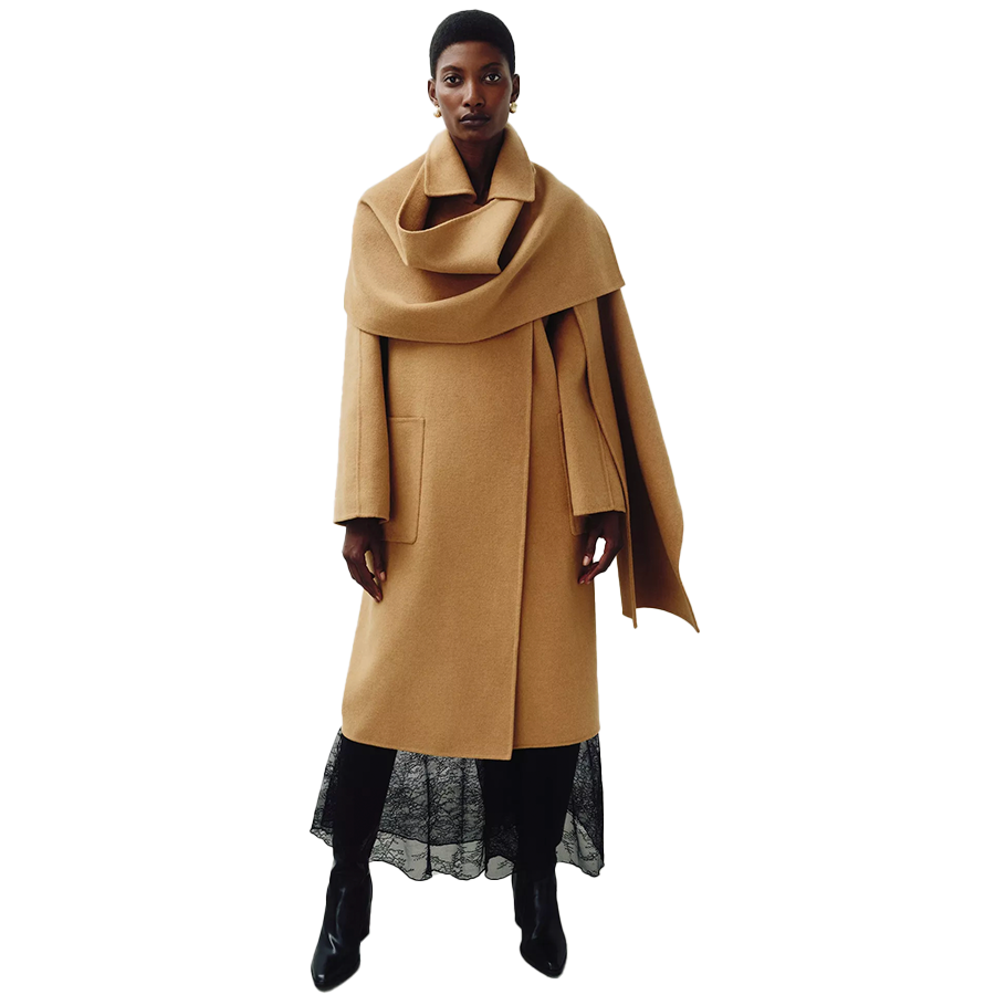 Scarf coat