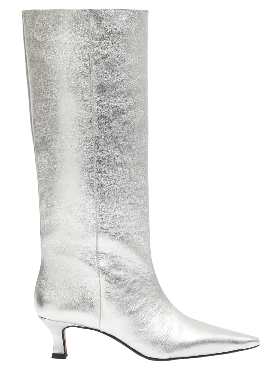 Leather Knee High Boots