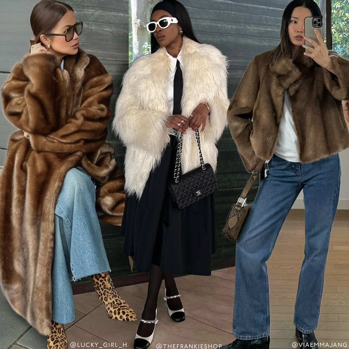 Is The Faux Fur Coat Cool Again?