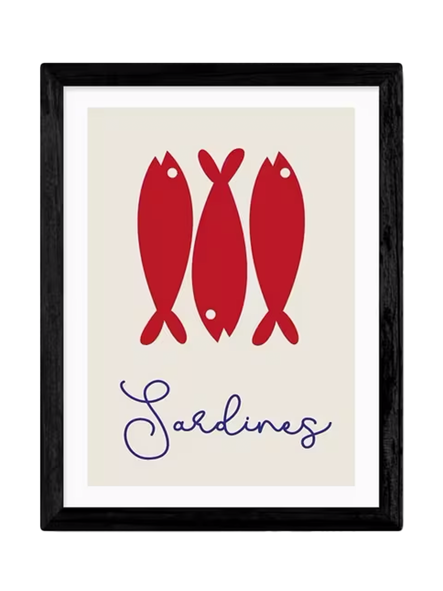‘Sardines’ Framed Print